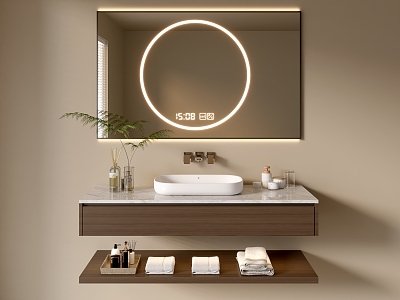 Modern Bathroom Cabinet Bathroom Basin Bathroom Ornaments model