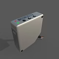 Compact Industrial Control Equipment With Red Green Lights And Connection Cable