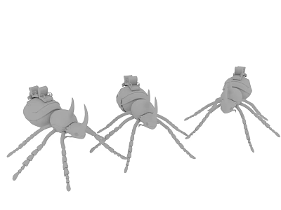 Modern Staghorn 3d model