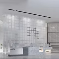 Modern Bedroom Furniture Showroom Displaying Elegant Beds Nightstands And Lighting