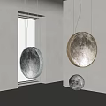 chandelier moon lamp 3d model