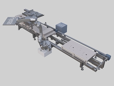 Palletizing robot unit 3d model