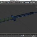 Dagger Sabre Tool Knife Field Dagger Military Dagger Knife Low Face Number Low Model Simple Model Game Next Era Movie and TV Level Super Realism 3d model