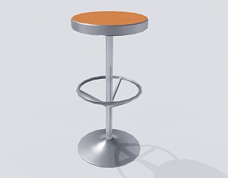 Modern Bar Stool High Chair Landscape Seat 3d model