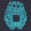 Industrial Equipment With Tech Inspired Circuit Board Texture And Mechanical Patterns