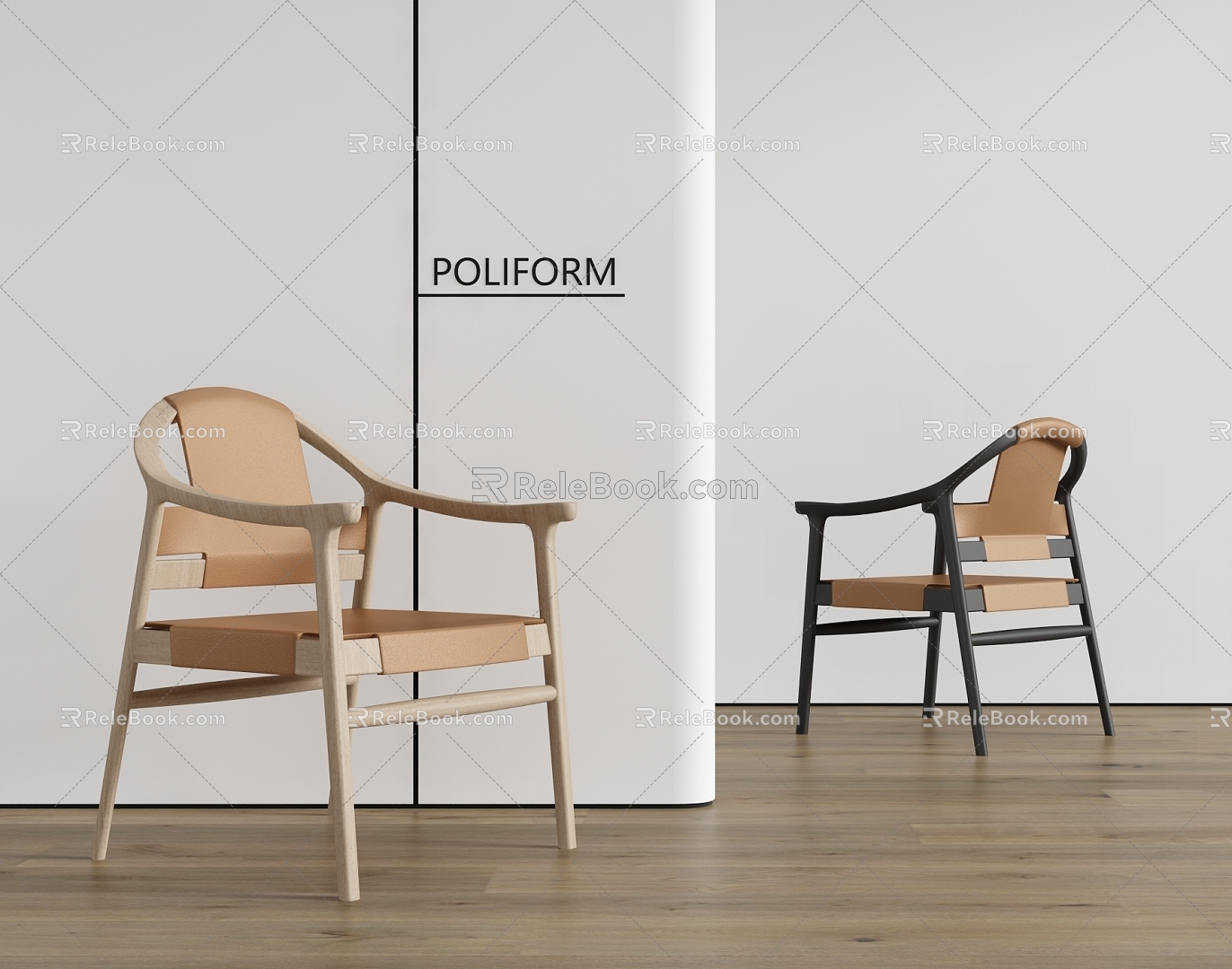 Dining Chair Leisure Chair 3d model