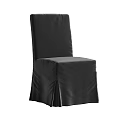 Elegant Dining Chair With White Slipcover For Home Dining Room Decor