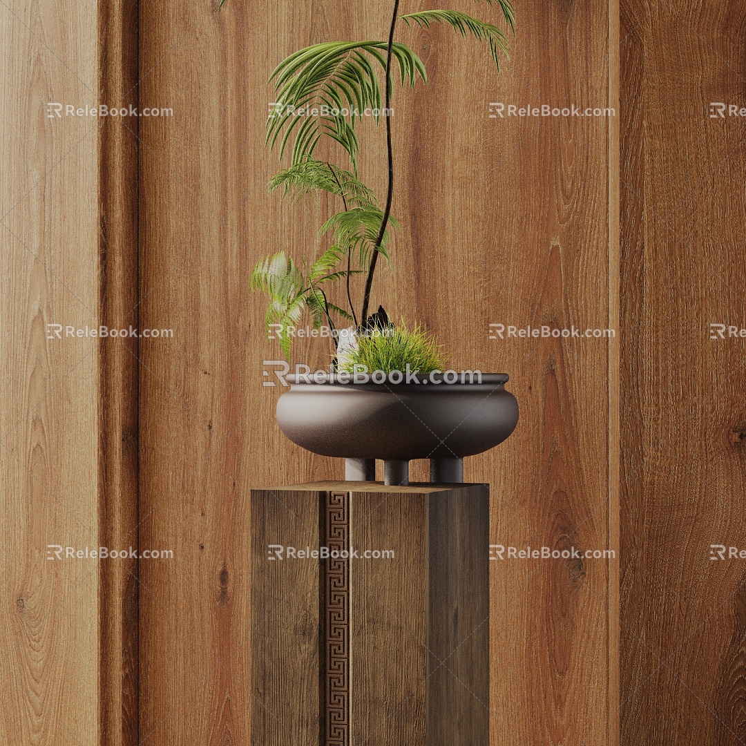 potted plant model