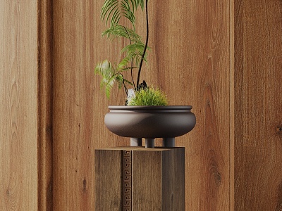 potted plant model