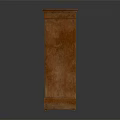 Traditional Wooden Entryway Cabinet Sideboard With Lattice Doors And Storage Drawers