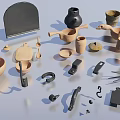 Various Styles Of Handmade Ceramic Vessels Including Pots Bowls And Decorative Artisan Pieces