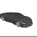 Black Sports Car Featuring Sleek Aerodynamic Design And Red Interior Elements