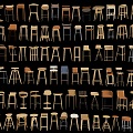 Modern Bar Chair Bar Stool High Stool Simple Bar Chair Wooden Bar Chair High Chair Bar Chair Leisure Chair Bar Table Chair Metal Bar Chair 3d model