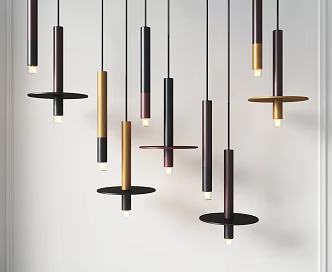 Modern chandelier 3d model