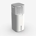 White Upright Home Dehumidifier With Modern Design And Efficient Moisture Removal Function