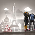 Modern French Models 3d model