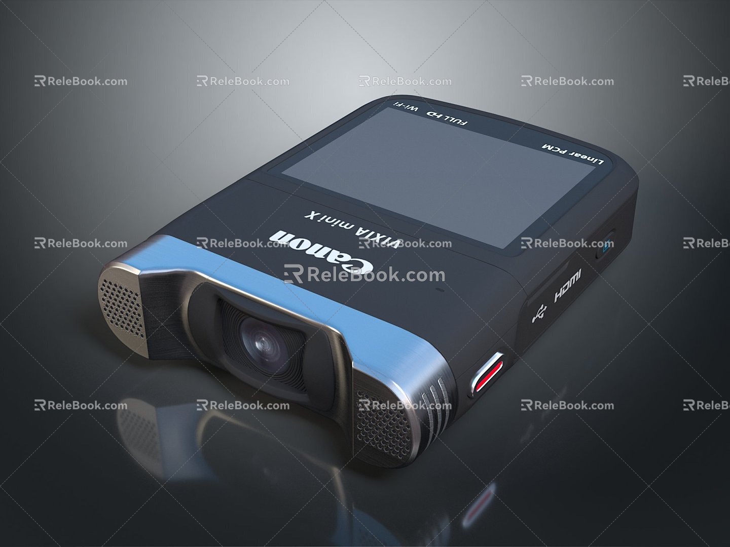 flash mechanical camera film camera camera flash film camera mechanical film camera 3d model