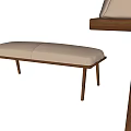Japanese Shoe Changing Stool 3d model