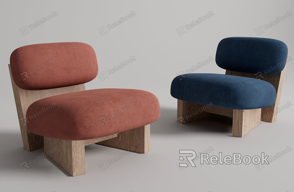 Modern Single Sofa Single Sofa Casual Chair model