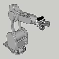Intelligent mechanical arm robot hand 3d model