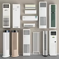 Different Types of Air Conditioners and Fans With Wall Mounted Standing and Cabinet Designs