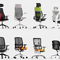 Modern Office Chair Leather Office Chair Fabric Office Chair Boss Chair Swivel Chair Ergonomic Chair 3d model