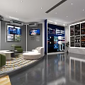 YORK Air Conditioner Showroom Display With Wall Mounted And Floor Standing Units