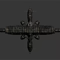 Intricate Mechanical Equipment With Detailed Metal Framework And Assembled Components Design