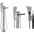 Modern Shower Head Fixtures With Different Styles Including Handheld And Overhead Sprayers In Stainless Steel