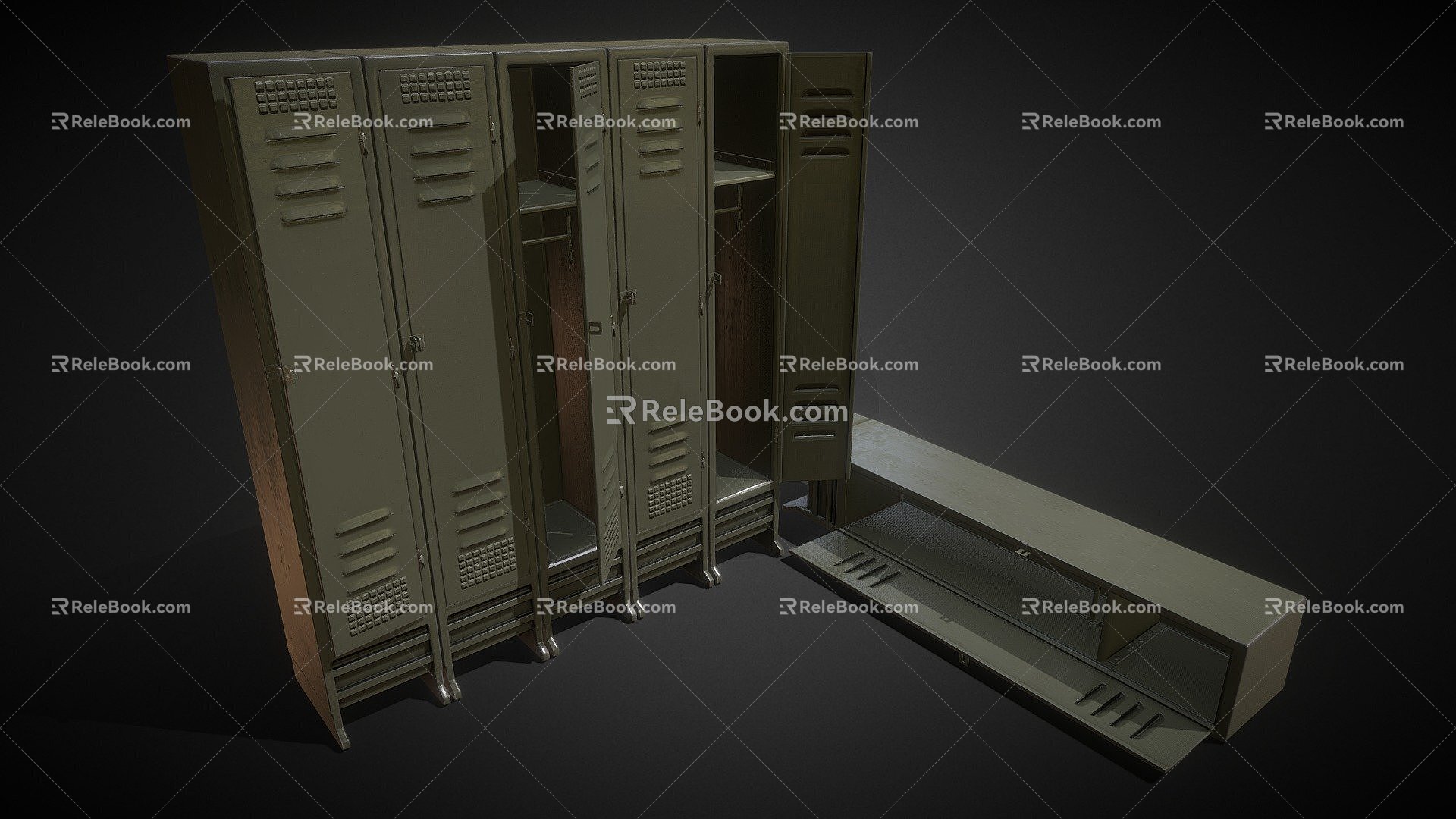 Lockers 3d model