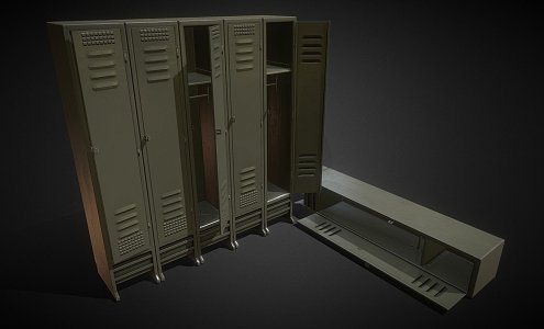 Lockers 3d model