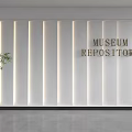 Background wall lights with background wall entrance background wall foreground background entrance wall 3d model