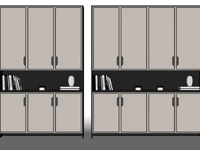 New Chinese Shoe Cabinet Shoe Cabinet Combination 3d model