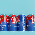 Blueberry Juice Canned Beverage With Refreshing Cool Taste And Colorful Design