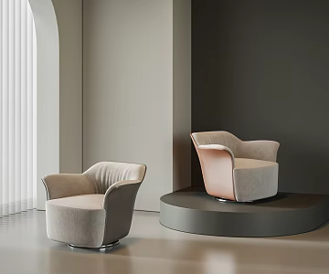 Single sofa 3d model