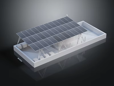 Solar Powered Household Appliances With Efficient Panel Mounting System For Daily Use 3d model