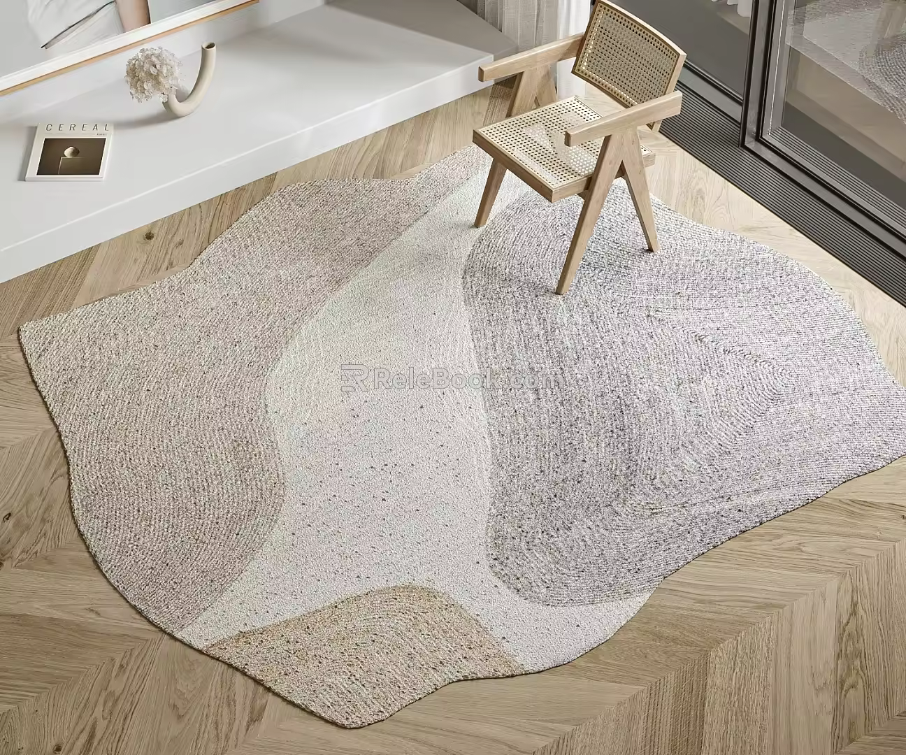 Quiet Square Carpet 3d model