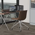 Modern desks and chairs desks and chairs 3d model