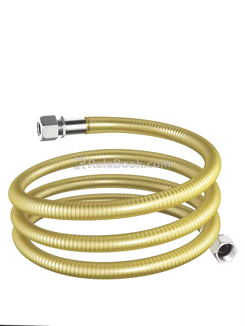 Gas pipe 3d model