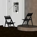 Sleek Black Modern Dining Chairs With Minimalist Design In Contemporary Interior Space