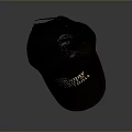Black Casual Cap With Monday Night Football Lettering For Daily Wear
