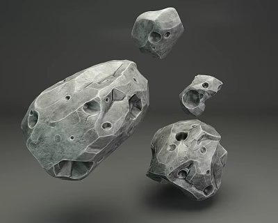 modern meteorite 3d model