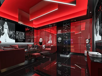 modern ktv 3d model