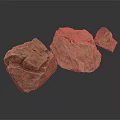 Natural Wood Stone Decorative Blocks With Rough Texture And Various Sizes For Home Decoration
