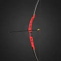 recurve bow 3d model