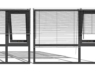 Modern venetian blinds aluminum alloy window blinds combination model