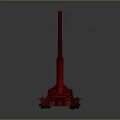 Red Hydraulic Car Jack Equipment With Wheels And Handle For Repair