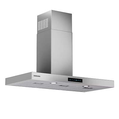 Samsung Stainless Steel Kitchen Range Hood with Modern Design and Efficient Ventilation 3d model