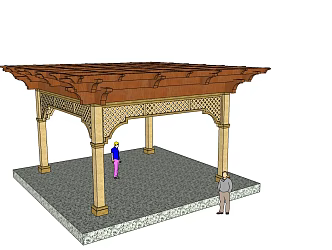 French Pavilion 3d model