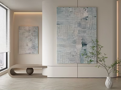 modern decorative painting 3d model